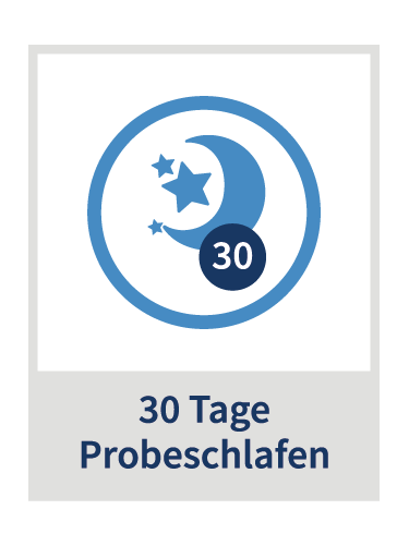 Icon für 30 Tage Probeschlafen