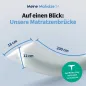 Preview: Abmessungen der Matratzenbrücke – 200 × 18 × 12 cm