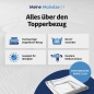 Preview: GELAX® Topperbezug waschbar, hochwertig & weitere Eigenschaften