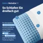 Preview: Querschnitt des Kissens Air mit atmungsaktivem Viscoschaumkern