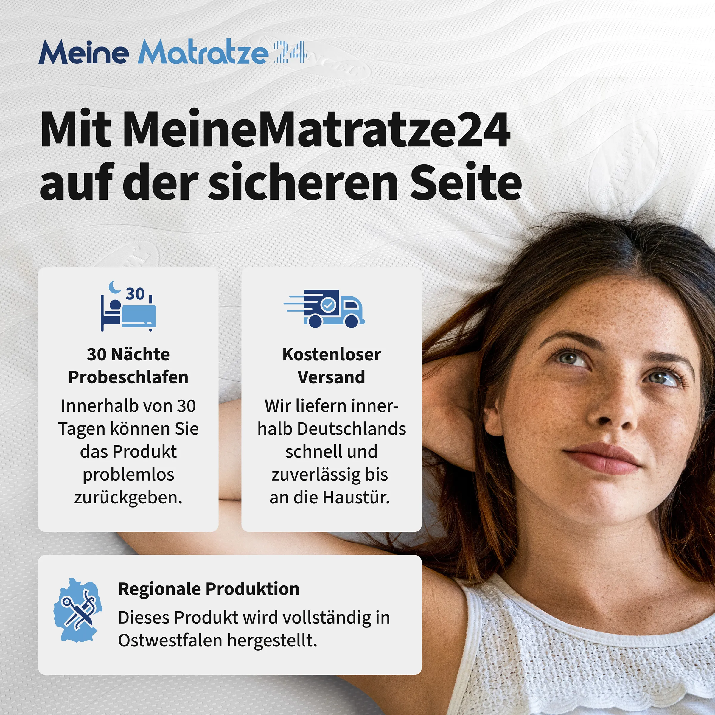 In Deutschland hergestelltes Nackenstützkissen Visco