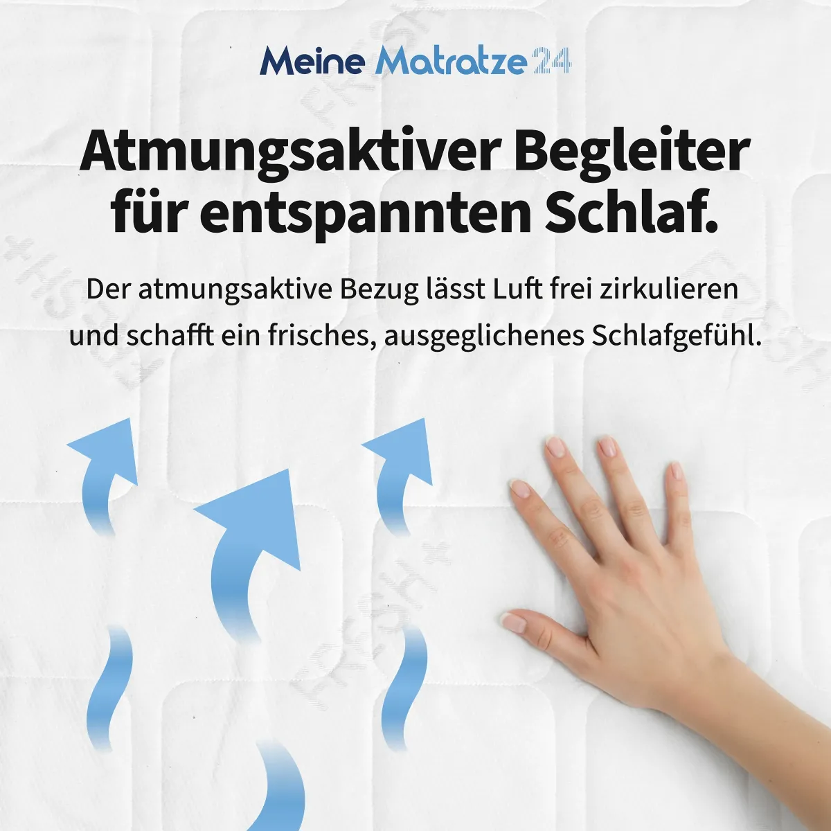 Atmungsaktive Oberfläche für optimales Schlafklima