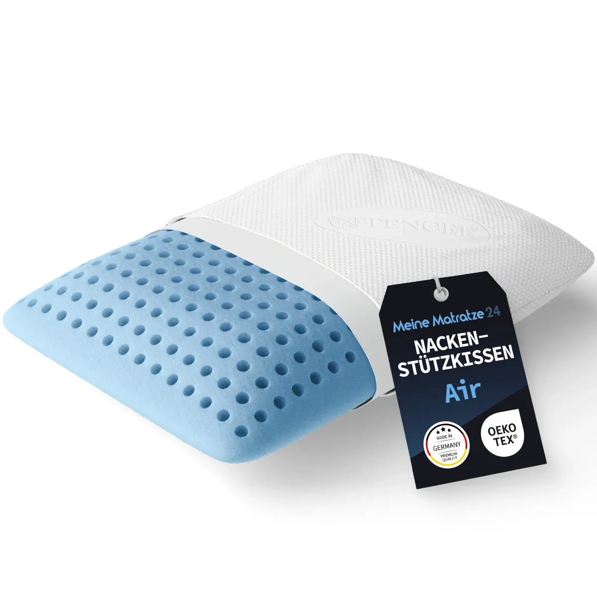 Nackenstützkissen Air mit perforiertem Viscoschaumkern und Tencel-Bezug