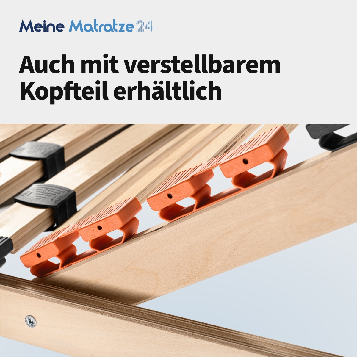 28 flexible Federleisten aus hochwertigem Birkenholz für optimalen Schlafkomfort.