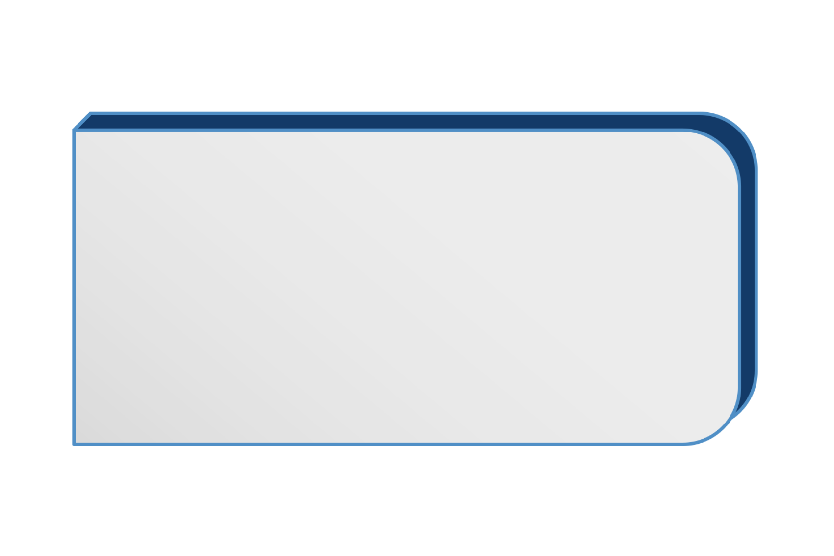 Matratze mit zwei Rundungen